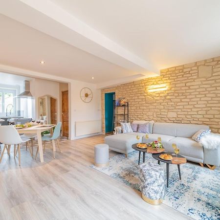 Cote Cour, 3 Chambres, Terrasses, Jardin Prive Avec Terrain De Petanque, Cave Voutee Corgoloin Exterior photo